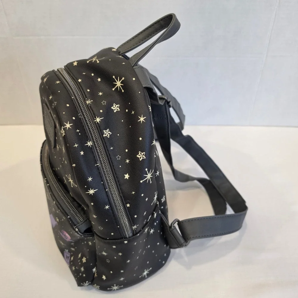 Sanrio Loungefly Kuromi Fortune Teller Celestial Star Mini Backpack Black
